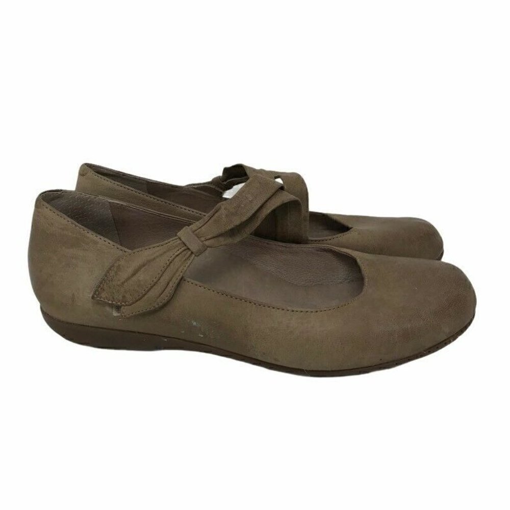 Abeo Womens Talia Mary Jane Shoes Brown Leather 7